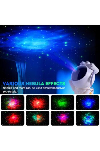 AWH Astronaut Galaxy Star Projector Starry Night Light with Nebula, Timer, Remote