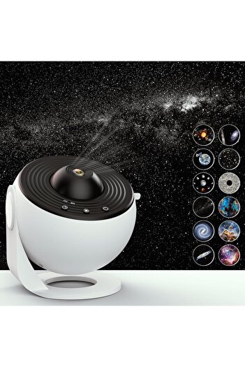 AWH Star Projector – Planetarium Galaxy Projector  360° Rotation, 4K Replaceable 12 Discs