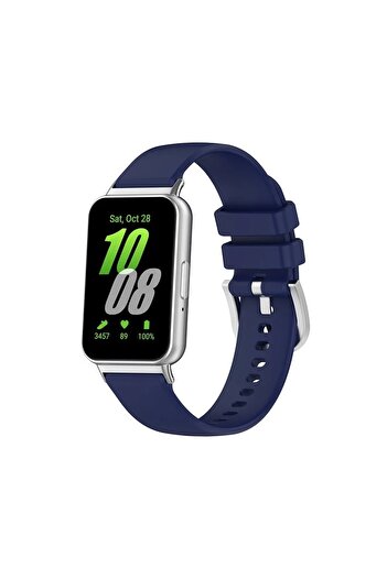 Techmaster Samsung Galaxy Fit 3 R390 Uyumlu Silikon Kordon Kayış