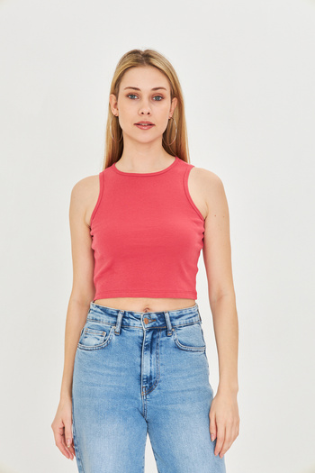 Dİ GİYİM Women's Ribana Crop Sneakers
