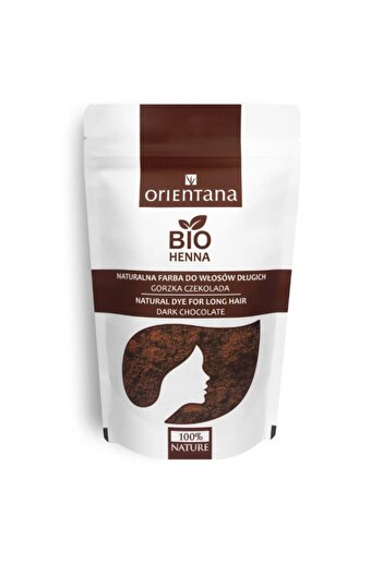 ORIENTANA Orientana Bio Natural Βαφή Μαλλιών Long Hair Bitter Σοκολάτα 100 γρ