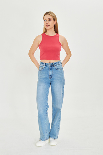 Dİ GİYİM Women's Ribana Crop Sneakers