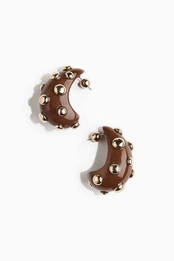 H&M Studded dome earrings