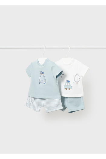 MAYORAL Summer Baby Boy Blouse Shorts Set of 4