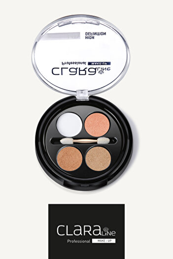 Clara Line Quadro Eyeshadow 282 Gold Shades