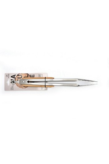 Parfait Stainless Steel Food Tong with Bamboo Handle