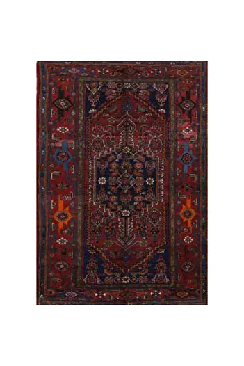 Homelux Ryno Rug, Rectangular, 152X230 Cm, Traditional, Blue, Burgundy, Green, Black, Polyester