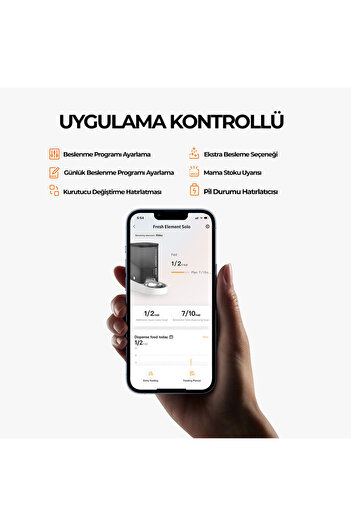 Petkit Fresh Element Solo Akıllı Besleme Ünitesi Beyaz (resmi Distribütör Garantili)