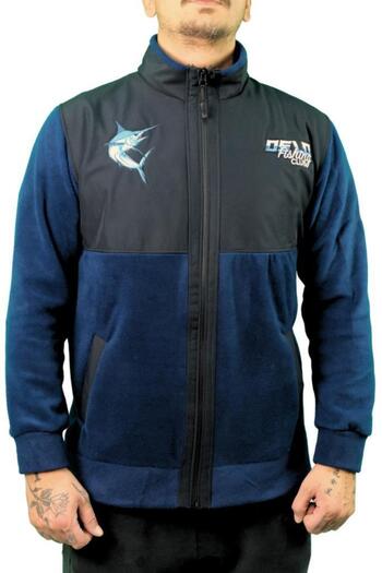 Oslo Fisherman Swordfish Embroidered Zippered Fleece