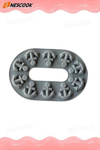 nescook Silicone Ship Anchor - Chocolate, Pastry, Muffin, Cake Mold