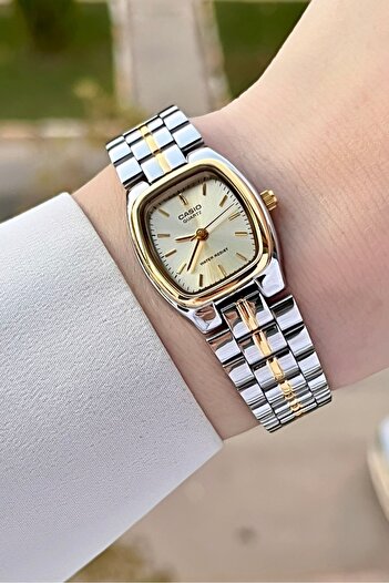 Casio Gold Silver Color Women's Wristwatch