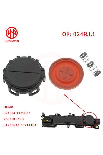 Choice 0248L1،30711484،1479837 طقم إصلاح غطاء صمام محرك PCV مع غشاء لسيارة Citroën 1.6 HDI Berli...