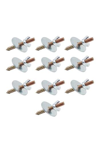 Choice 10 Pieces Nut Screw Mount Kits Bird Cage Perch Screws and Nuts Screw Nut with Gaskets for Parrot ...