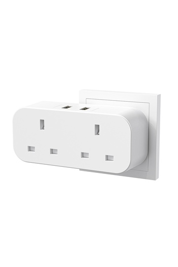 Choice محول مقبس USB من النوع 12 بمقبس المملكة المتحدة بمقبس مزدوج 3250 وات 13 أمبير شاحن حائطي وشريط طاقة ومنافذ كهربائية