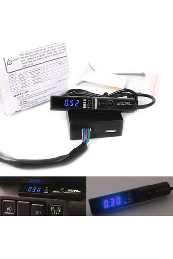Choice Blue 12V Turbo Timer For Universal Car Auto With Original Box (Red/Blue/White LED Light) With Logo