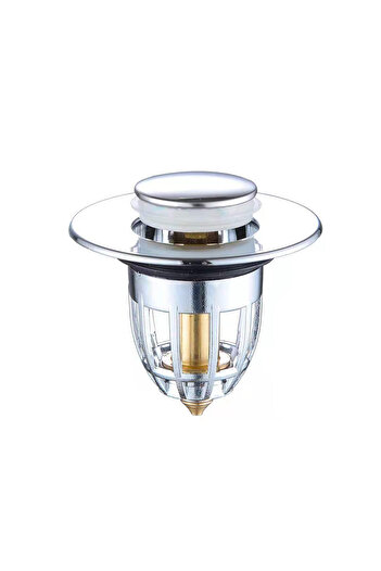 Choice 1pc 1/2/5pcs Universal Rebound Drain Plug Filter Basin Pop-up Chrome Sink Filter with Hair Catcher B