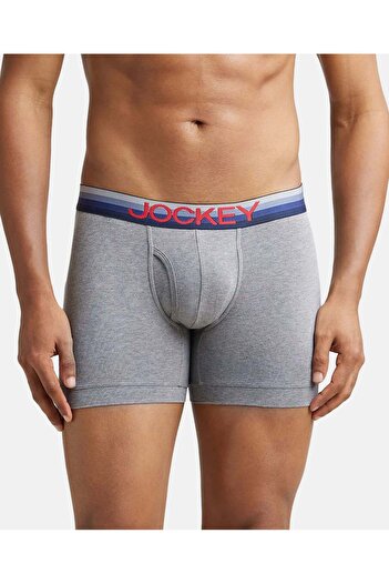 JOCKEY Zone Boxer Brief ZN03-01 Gray
