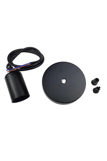 Choice E27 black Modern Simplicity Led Base Pendant Lights E27 Lamp Holder Socket 110V 220V Lamp E27 Base f