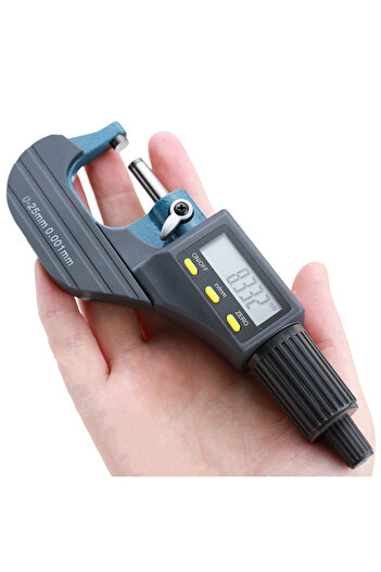 Choice Electronic Outside Micrometer Carbide Tip Measure Tools Caliper Gauge 0-25mm 0.001mm Digital Micr...