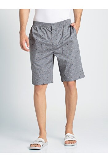 JOCKEY Relax Printed Bermuda shorts 9005-01 Gray