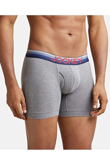 JOCKEY Zone Boxer Brief ZN03-01 Gray
