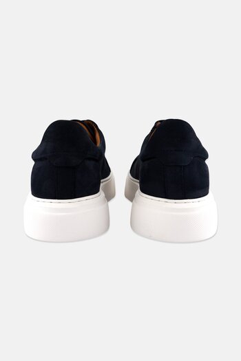 Algspar Men Lace Up Casual Shoes, Navy