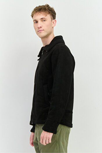 Sorbino Men Plain Soft Shell Jacket, Black