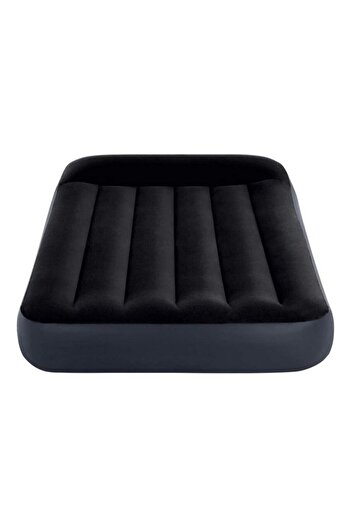 Intex Twin Size Dura-Beam Standard Pillow Rest Classic Inflatable Air Bed with Internal Pump
