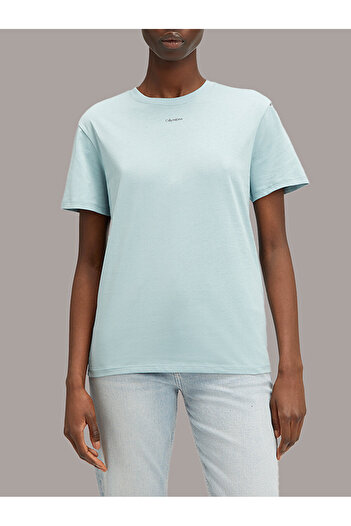 Calvin Klein Women's Nano Logo Regular T-Shirt