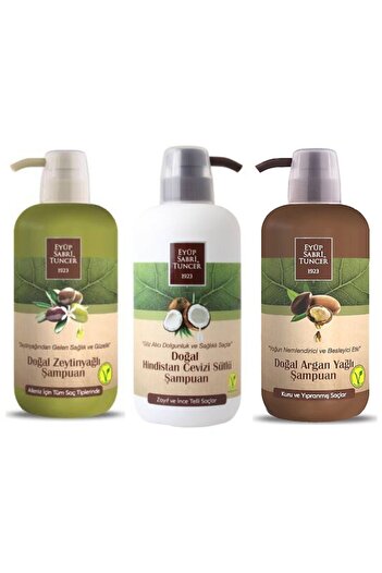 Eyüp Sabri Tuncer Olive Oil Shampoo Coconut Milk Shampoo Argan Oil Shampoo