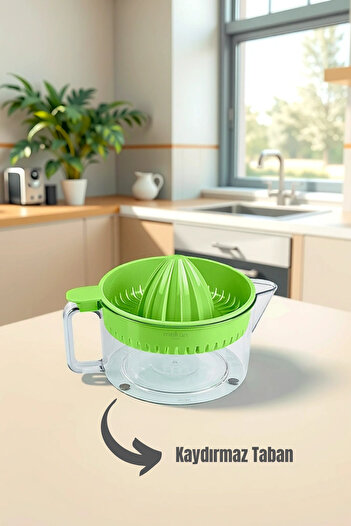 Melkan Home Lemon and Orange Juicer Green Color 500 ml - Citrus Juicer - Lemon Juicer