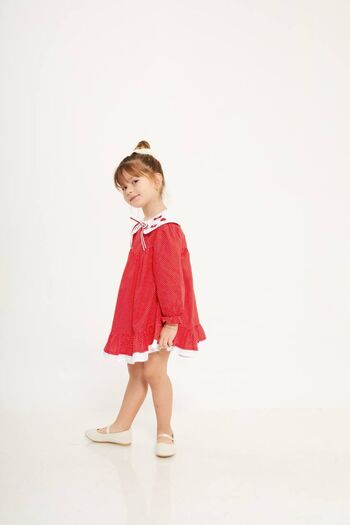 MODA Girl's Polka Dot Dress