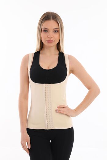 EMBA KORSE Latex Corset Steel Underwire Waist Supporting Firming Latex Postpartum Maternity Corset