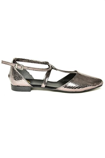 Fox Shoes Platin Kadın Ayakkabı D726537307