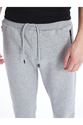 LC Waikiki Ανδρικό χοντρό παντελόνι LCW Casual Grey Slim Fit