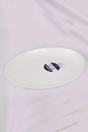 Luminarc Diwali White Boat Plate
