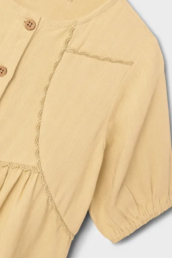 Lil' Atelier Taos Taupe Damen-/Mädchenkleid