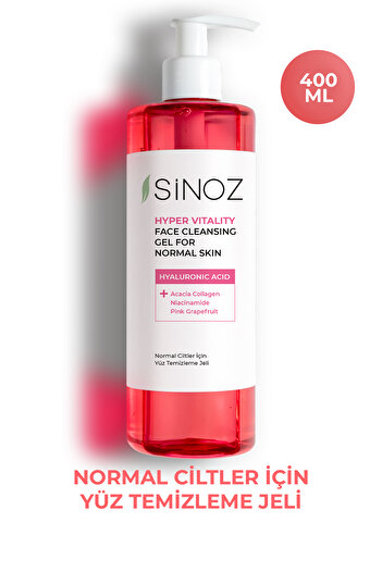 SİNOZ Čistící gel na obličej pro normální pleť 400 ml
