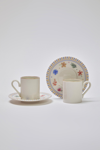 TRENDYOLMİLLA HOME Beige-Multicolor Set of 2 Coffee Cups