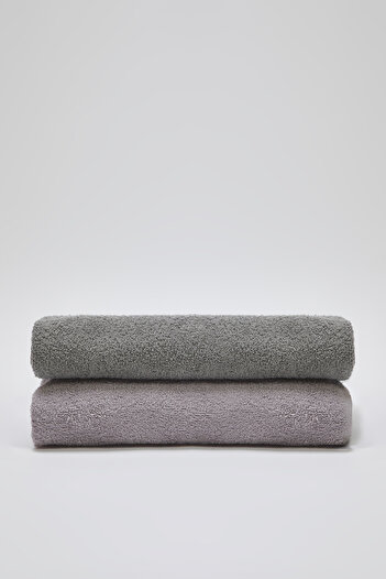 TRENDYOLMİLLA HOME Set of 2 Bath Towels 70X140Cm Tphss25Hvl00004