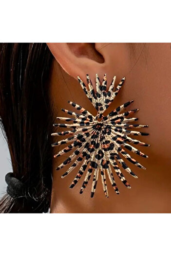 gozdeasutayaccessory Leopard Earrings