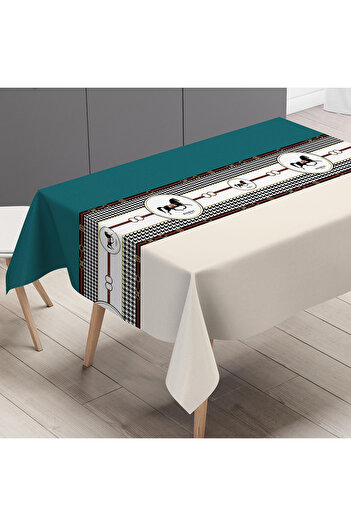 HIC Multicolored tablecloth 137 x 150 cm