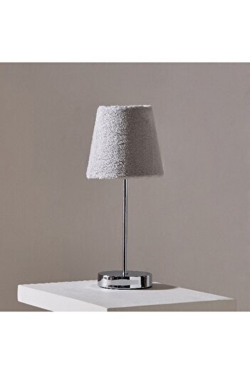 Home Box Sega Touch Lamp with Fabric Shade - 16x16x40 cm