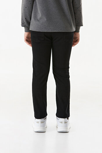 Fulla Moda Fermuarlı Regular Fit Erkek Çocuk Pantolon