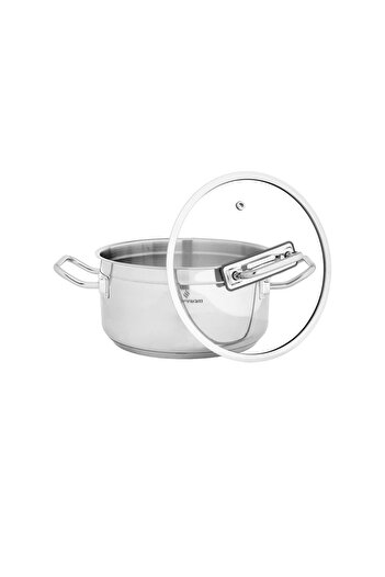 Sofram 26cm 18/10 Stainless Steel Single Casserole