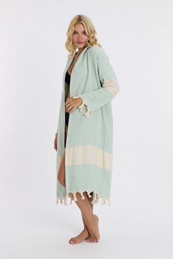 Mulberry Diamond Peshtemal Bathrobe Bath and Beach Dress