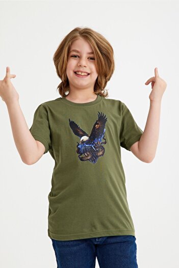 CC STORE Eagle Printed Children's T-Shirt for Ages 5-15