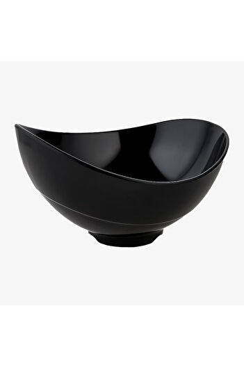 HIC Melamine Serving Bowl Black Color Size 36 cm