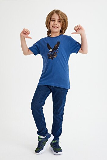 CC STORE Eagle Printed Children's T-Shirt for Ages 5-15