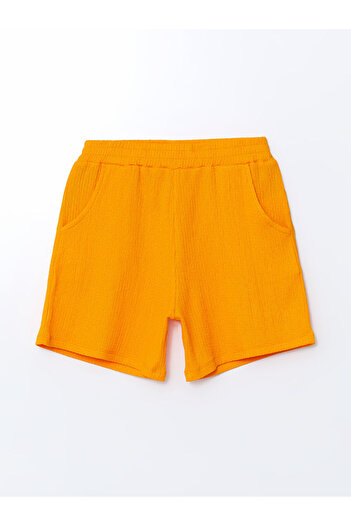 LC Waikiki Lcw Kids Girl's Shorts with Elastic Waist